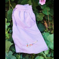 This Is A One Of A Kind Hand Embroidered Piece That Took Over A Week To Create. The Shorts Are High Quality Imported From Korea. Super Soft And Cozy With Pockets. The Price Is Firm Because It Took A Lot Of Time To Complete. Open To Reasonable Offers Only. Casual Embroidered Shorts With Relaxed Fit, Casual Embroidered Relaxed Fit Shorts, Casual Embroidered Cotton Shorts, Casual Cotton Embroidered Shorts, Casual Cotton Shorts With Floral Embroidery, Casual Floral Embroidered Loungewear Bottoms, Casual Floral Embroidery Loungewear Bottoms, Casual Floral Embroidered Bottoms For Loungewear, Nike Romper