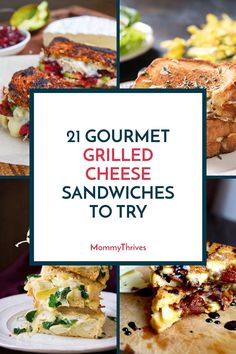 grilled cheese sandwiches to try with momthrift's gourmet grilled cheese sandwiches