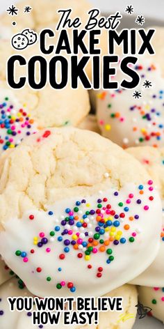 the best cake mix cookies you won't believe how easy they are