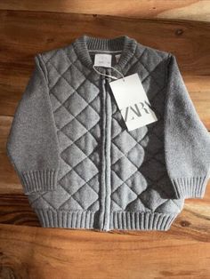 Find many great new & used options and get the best deals for Zara Baby Boy Toddler Quilted Knit Zip Up Jacket 9-12 Months Grey Knitwear at the best online prices at eBay! Free shipping for many products! Zara Long Sleeve Cable Knit Outerwear, Casual Cable Knit Outerwear By Zara, Zara Cable Knit Outerwear, Casual Zara Cable Knit Outerwear, Zara Casual Cable Knit Outerwear, Zara Cable Knit Cardigan For Winter, Zara Cable Knit Winter Cardigan, Gray Knitted Cotton Outerwear, Zara Knitted Cardigan For Winter