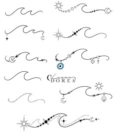 an image of different designs for tattoos