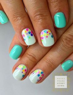 Fancy Nails Spring, Easter Nails And Toes, The Trend Spotter Nails, Tip Only Nail Design, Gel Nail Designs For Wedding Brides, Valentines Hard Gel Nails, Cute Short Nail Paint Ideas, Boho Summer Nails Simple, Finger Nail Designs For Spring