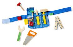 Hardware store usa |  DLX Tool Belt Set | 5174 | MELISSA & DOUG Toy Tools, Melissa And Doug, Washable Markers, Melissa & Doug, Tool Belt, Wooden Projects, Teaching Aids, Free Fun, Adjustable Belt