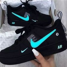 Mint Green Custom Air Force 1 – XX CUSTOM Tenis Air Force, Dream Sneakers, Nike Trainer, Nike Presto, Shoe Ideas, Awesome Shoes, Air Force 1 Custom