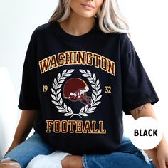 Perfect sweatshirt for Washington football fans this season! Ideal for any situation, a unisex heavy blend crewneck sweatshirt is pure comfort. These garments are made from polyester and cotton. This combination helps designs come out looking fresh and beautiful. The collar is ribbed knit, so it retains its shape even after washing. There are no itchy side seams on these sweaters.  .: 50% cotton, 50% polyester .: Medium-heavy fabric (8.0 oz/yd² (271.25 g/m .: Loose fit .: Sewn-in label .: Runs t Black Fan Apparel Sweatshirt For Football Season, Black College Sweatshirt For Football Season, Crew Neck T-shirt For Game Day In Fall, Collegiate Fan Merchandise T-shirt For Fall, Collegiate Fall Fan Merchandise T-shirt, College Fan Apparel T-shirt For Fall, Black Sweatshirt For Football Season Streetwear, College Fall Fan Apparel T-shirt, Collegiate T-shirt With Team Name For Fall