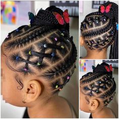 Girls Braided Hairstyles Kids, Black Baby Girl Hairstyles, Baby Girl Hairstyles Curly, Daughter Hairstyles, Toddler Braided Hairstyles, Lil Girl Hairstyles, Kids Curly Hairstyles, Toddler Hairstyles Girl, Girls Natural Hairstyles