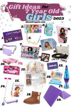 Christmas Ideas For 7 Year Girl, Gift For 7 Year Girl, Gifts For 6 Year Girl, Teen Christmas Wishlist