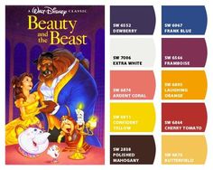 the beauty and the beast color scheme for disney's live - in - the - dream