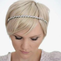 Pixie Cut Pinterest | New Haircuts" Headbands With Short Hair, Bohemian Short Hair, Soft Curls Short Hair, Curled Pixie, Fluffy Curly Hair, Short Hair Bride, Pompadour Hairstyle, How To Curl Short Hair, Short Hairdos