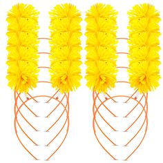 PRICES MAY VARY. Package Includes: you will receive 12 pieces of pom pom headbands, which are attractive and can nicely decorate your dressings, enough to meet your needs, and you can also share them with others Flexible to Wear: each pom pom headband measures approx. 9 x 4.25 inches, it can fit people of most head circumference and most ages with its nice flexibility, making them look cuter Comfortable to Wear: these headbands for kids are mainly made of resin, which is stable and reliable, not Pom Pom Headband, Fit People, Yellow Costume, Party Headband, Girls Headbands, Headbands For Women, Head Circumference, Cute Photos, Purple Color