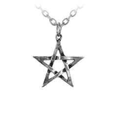 This beautiful gothic pentagram pendant is perfect for anyone seeking a unique and stylish accessory. crafted from pewter and with a gothic design, this unisex pendant will make a great addition to any look. shop now and get free shipping! Necklaces Satanic, Pentagram Necklace, Alchemy Gothic, Gothic Pendant, Pentagram Pendant, Pewter Pendant, Gothic Necklace, Five Pointed Star, Neck Jewellery