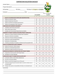 the checklist is shown in this form of an employee's satisfaction sheet, which includes