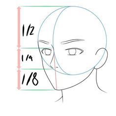 how to draw an anime face step by step