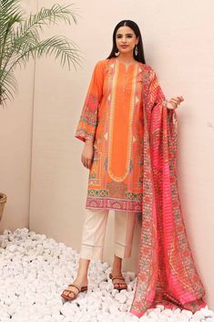 Nishat Linen 2 Piece - Digital Printed Suit - 42301071 Ramadan Summer Edition Eid Outfits, Pakistani Lawn Suits, Unstitched Dress Material, Desi Style, Lawn Shirts, Lawn Suits, Special Dresses, Suits For Sale, Linen Suit