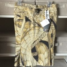 Just Cavalli Multicolor Print Skirt Eu 40 Bnwt. Each Skirt Pattern Is Unique! Has The Authenticity Hologram Inside. Stretchy, Denim Like Material. Made In Italy. Designer Silk Skirt, Designer Fitted Silk Skirt, Luxury Fitted Summer Skirt, Designer Fitted Summer Skirt, Fitted Silk Casual Skirt, Knee Length Skirt Pencil, Animal Print Skirt, Black Pencil Skirt, Black Pencil