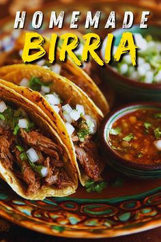 Master the art of birria tacos with this simple step-by-step guide. From making the consommé to perfecting the crispy tacos, this authentic Mexican recipe will elevate your cooking skills! Beira Tacos, How To Make Birria Tacos, Birria Recipe Mexican Authentic, Birria Tacos Recipe Easy, Bria Tacos, Birria Tacos Recipe Crockpot, Authentic Birria Tacos Recipe, Birra Tacos Recipe, Best Birria Recipe