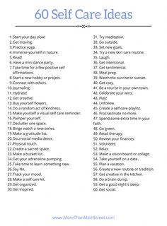 Plan a perfect “ME” day! Simple and Fun Self Care ideas for women. Things you can do at home, free self care and luxurious ways to pamper yourself. Grab over 60 examples of ways to take better care of yourself today! Self care | self care checklist | self care routine | self care aesthetic | self care ideas | body positivity | self care day | self care Sunday | self care weekend | self car...#HealthTips #Ideas #Your #Body #SelfCare #Wellness #FitLife #Nurturing #Soul #and #HealthyLiving #Mind Self Care Checklist For Women, Self Care Jar Ideas, Self Care Things To Do, Self Care Weekend, Sunday Self Care, 2024 Journal, Women Things, Self Care Sunday, Passion Quotes