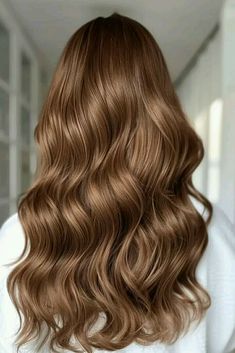 Golden Bronze Brown Hair, Pelo Chocolate Caramelo, Hair Colour Golden Brown, Golden Brown Hair Colors, Warm Golden Brown Hair, Warm Light Brown Hair, Light Auburn Hair