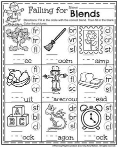 a worksheet for beginning with the letter b and c, which is filled with pictures