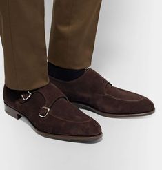 Monk Fashion, Monk Strap Shoes Men, Suede Dress Shoes, Richard James, Edward Green, Men's Wedding Shoes, Double Monk Strap, Bespoke Shoes, Monk Strap Shoes