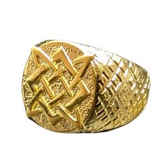 Svarog symbol ring Svarog - is Slavic heathen God who created the world of humans. The main symbol used in this signet ring called Svarog square - it means the interweaving of three worlds in Slavic mythology. The old ethnic Ukranian ornaments used on sides of ring - in combination with Svarog square form strong protection symbol like talisman or amulet.If you like Norse or Slavic mythology, or Pagan jewelry - you`ll like this item. Description of Svarog symbol bronze ring: Material: Italian bro Greek Mythology Jewelry, Mythology Jewelry, Square Form, Mjolnir Pendant, Slavic Mythology, Rome Antique, Viking Pendant, Bracelet Viking, Viking Bracelet