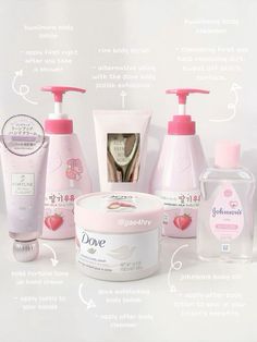 Wonyoungism Body Care, Philosophy Body Care, Pink Bodycare Aesthetic, Strawberry Body Care Products, Strawberry Lotion Korean, Bodycare Products List, Strawberry Self Care, Pink Body Care Products, Body Products Aesthetic