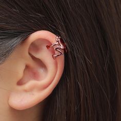 This Cute Pierce-Less Ear Cuff Is A Fun Addition To Your Style; Sure To Get Lots Of Compliments! Simply Is Placed On Ear, No Pierce Needed! Listing Is For One Cuff That Can Be Worn On Either Ear. Gshmdn00f00m4ek Earring Cuffs No Piercing, Ear Cuffs No Piercing, Earthy Outfits, Ear Cuff Earings, Ear Cuffs, Trail Mix, Cuff Earrings, Rose Gold Color, Ear Cuff