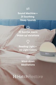 A sleep routine is as personal as any other routine. Hatch Restore will help to design the routine that works for you. Sleep Magic, Hatch Restore, Travel Bedroom, Sleep Sounds, Magic Home, Relaxing Sleep, Sleep Tips, Sleep Routine