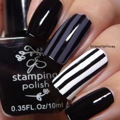 #1 More Like 1 AM - Nail Stamping Color (5 Free Formula) Nail Designs Stripes, Nagel Stamping, Stamping Nail Polish, Nail Stamper, Unicorn Nails, 1 Am, Clear Nails, Bridal Nails, Stamping Plates