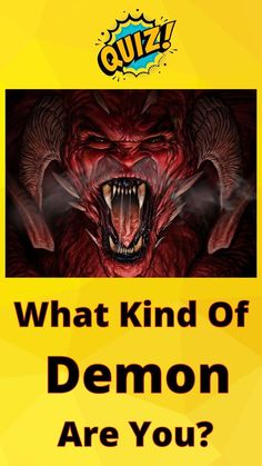 What Kind Of Demon Are You? Playbuzz Quiz, Iq Test, Color Personality, Personality Quizzes, Fun Quizzes, Personality Test, You Really