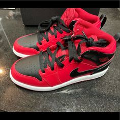 Sz Various Jordan 1s Red Black Jordan 1s Red, Black And White Jordans, Jordan Bred, Jordan Retro 7, Jordan Retro 3, Jordan Retro 12, Nike Air Jordan 5, Black Basketball Shoes