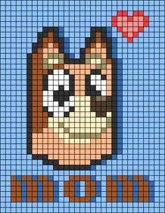 an image of a cartoon character made out of pixels