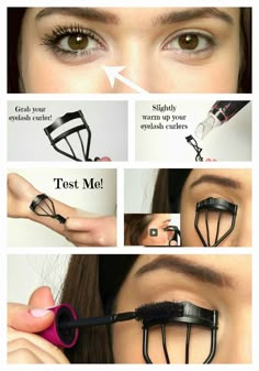 I DONT CURL MY LASHES, but good tip to those who do!!! Using A Curling Wand, Best Makeup Tutorials, Mascara Tips, Makeup Tricks, How To Apply Mascara, Longer Eyelashes, Long Lashes, Diy Makeup, All Things Beauty