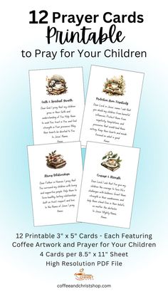 Printable Prayer Cards Mom Life Quotes Funny, Christian Reminders, Prayer Cards Printable, Prayer Journal Prompts, Prayer Journal Template, Prayer For Son, Prayer Journal Printable, Connection With God, Praying For Your Children