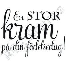 a black and white sign that says,'e stor kram pa din follsdag