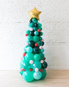 Christmas Balloon and Party Decor I Chicago, IL I Paris312 Balloon Christmas Tree, Baby Shower Congratulations, Balloon Christmas, 6ft Christmas Tree, Trending Christmas Gifts, Christmas Balloons, Pink Foil, Holiday Theme, Green Mint