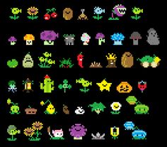 an image of pixel art on a black background