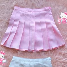 Brand New From Peachywixx On Ig Super Cute! Cute Mini Tennis Skirt For Spring, Cute Spring Mini Tennis Skirt, Cute Summer Pleated Skirt, Cute Pleated Mini Skirt For Spring, Cute Pleated Skirt For Summer, Cute Spring Pleated Skort, Cute Pleated Skort For Spring, Cute Pleated Skort For Summer, Chic Pink Pleated Skort