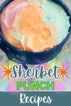 punch recipes for kids Rainbow Sherbert Punch Recipes, Fun Punch Recipes, Birthday Drinks For Kids, Birthday Punch For Kids, Punch For Party, Party Punch Kids, Punch With Sherbet, Best Sherbet Punch Recipe, Unicorn Punch