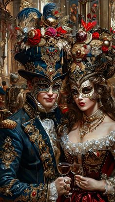 Venice Masquerade, Mask Character, Vampire Mask, Mask Ball, We Are All Mad Here, Rococo Dress, Royal Outfit, Steampunk Couture, Steampunk Artwork