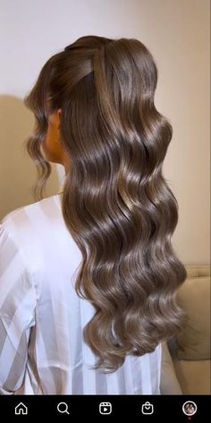 Simple Prom Hair, Guest Hair, Wedding Guest Hairstyles, Long Hair Wedding Styles, Prom Hairstyles For Long Hair, Wedding Hair Inspiration, Hair Stylies, Hairdo For Long Hair