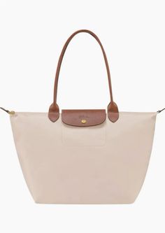 Longchamp Large Le Pliage Tote, Corporate Fashion, Shopping Spree, Longchamp Le Pliage, Embossed Leather, Leather Trims, Inside Pocket, Cute Outfits, Nordstrom