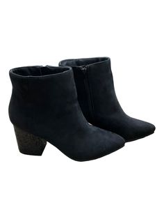 Brand: LANE BRYANT Style: BOOTS ANKLE HEELS Color: BLACK Size: 9 SKU: 129-8997-13 CONDITION: GENTLY USED Black Winter Boots With Stacked Heel, Ankle Heels, Style Boots, Boots Ankle, Lane Bryant, Ankle Boots, Boots, Heels, Black