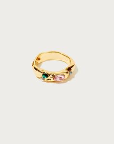 July Ring | En Route Jewelry En Route Jewelry, Hard Metal, Jewelry Lookbook, Jewelry Inspo, Zambia, Dream Jewelry, Sierra Leone, Botswana, Cz Stone