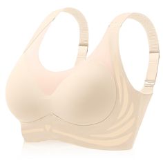 PRICES MAY VARY. ✔Made of durable compression fabric, back support bra prevents breast sagging, embraces your body well and deepens your cleavages while remaining super lightweight and breathable. ✔Wireless design and exclusive Natural shaping effect from womens wireless bra provide instant breast sculpting & contouring! 5D seamed cups & wide side wings directly compress the breast without leaving traces. ✔Back smoothing bra for women with a low back and extra-wide sides, It will give shape and Best Bras For Large Bust, Comfy Bras, Side Fat, Armpit Fat, Compression Bra, Bra For Women, Comfy Bra, Support Bra, Cute Bras