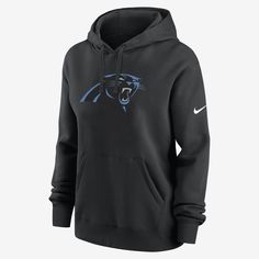 Perfect for late-night games, the Carolina Panthers Club Hoodie features a soft cotton-polyester blend and team graphics to help provide a bold, comfortable layer in cooler temperatures. Carolina Panthers Logo, Panthers Logo, Night Games, Panther Logo, Nfl Carolina Panthers, Nike Fleece, Nike Nfl, Carolina Panthers, Late Night