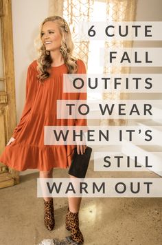 Fake Fall Outfits, Cute Hot Fall Day Outfits, Fall Outfits 2023 Hot Weather, Hot Weather Thanksgiving Outfit, Warm Fall Work Outfits For Women, Cute Outfits Fall 2023, What Should I Wear Today Fall, Warm October Outfits, Warmer Weather Fall Outfits