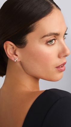 The LAGOS Drop X Marks The Spot, Diamond Stud Earrings, Diamond Stud, The Spot, Silver Accents, Diamond Earrings Studs, Holiday Fashion, Diamond Studs