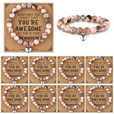 six bracelets that say you're awesome