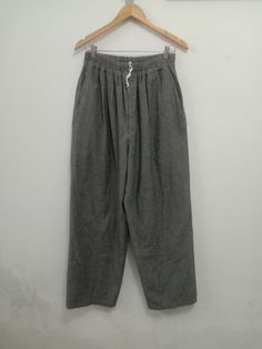 Vintage 90s 1996 Comme Des Garcons Homme Relax Baggy Pants Brand : Comme Des Garcons Made in : Japan Color : Grey Size (as shown on tag) : M Measurements : Waist 28-34 inch Length 42 inch Condition : 9/10. Very Good Condition Please check the details and photo carefully before make a purchase. Item is not refundable. Thank you for viewing. 90s Baggy Trousers, 90s Style Relaxed Fit Wide Leg Bottoms, 90s Relaxed Fit Wide Leg Bottoms, Vintage Style Relaxed Fit Wide-leg Pants, Vintage Wide-leg Relaxed Fit Pants, Vintage Baggy Wide Leg Pants, Vintage Wide-leg Baggy Pants, Vintage Wide Leg Baggy Pants, 90s Style Relaxed Fit Full Length Bottoms